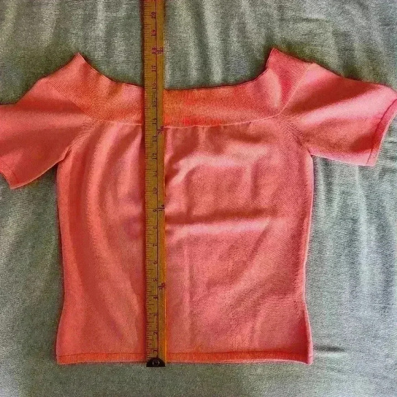 NWOT Alexander Mcqueen Thulian Pink Off The Shoulder Top Made In Italy RARE - Picture 6 of 10